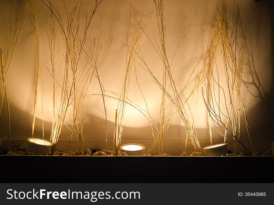 Abstract lighting decoration