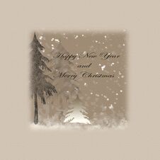 Merry Christmas And Happy New Year Royalty Free Stock Image