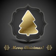 Christmas Greeting Card. Merry Christmas Lettering, Illustration Stock Image Christmas Greeting Card. Merry Christmas Lettering, Illustration Stock Image