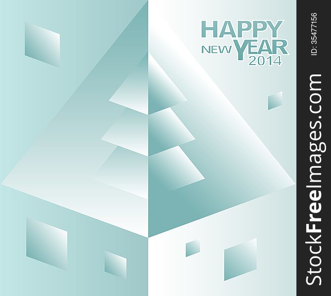 Abstract Happy New Year Background