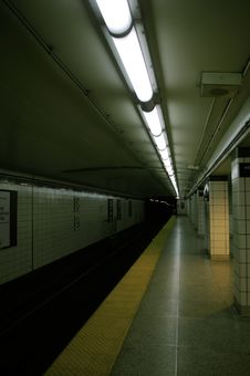 Last Train Subway Station Royalty Free Stock Images Last Train Subway Station Royalty Free Stock Images