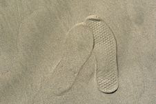 Foot Prints Royalty Free Stock Photography