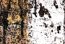 Grunge Painted Brick Wall Royalty Free Stock Photos Grunge Painted Brick Wall Royalty Free Stock Photos