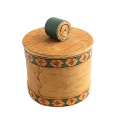 Woodcarving Box Isolated Stock Photography