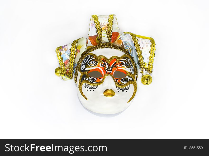 The beautiful Venetian female mask. The beautiful Venetian female mask