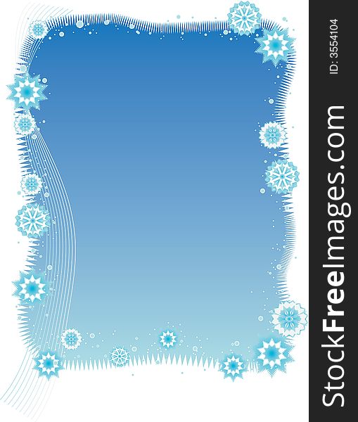 Snowflakes on a blue background, There is also an .eps file available. Snowflakes on a blue background, There is also an .eps file available.