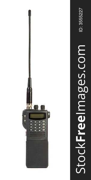 Portable radio transceiver