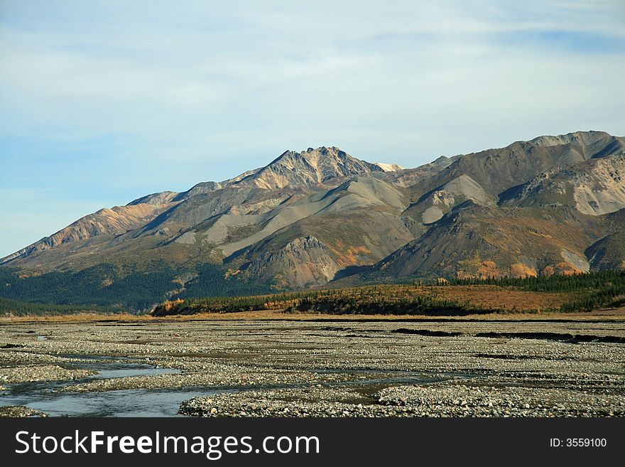 Alaska mountians in Denali Park. Alaska mountians in Denali Park.