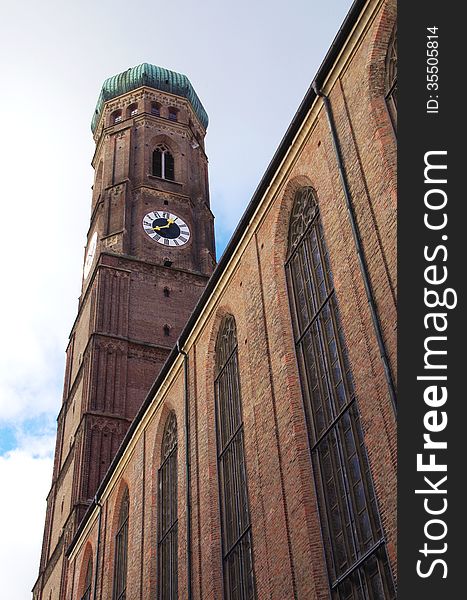 St Mary church at Marienplatz in Munich, Germany. St Mary church at Marienplatz in Munich, Germany