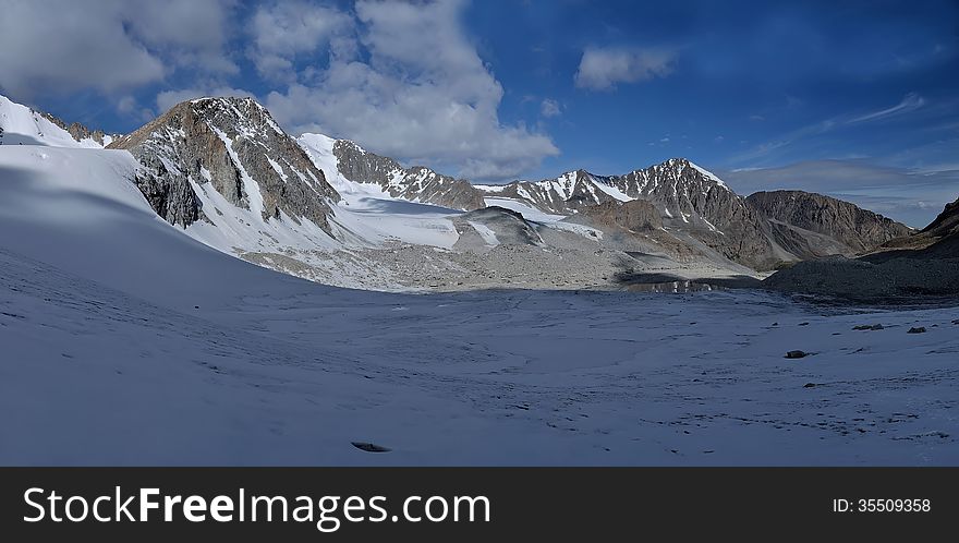 Tien Shan mountains in Kazakhstan, Central Asia