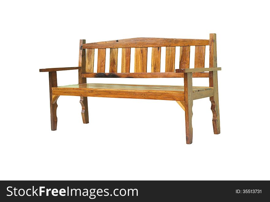 Long Wooden Chair