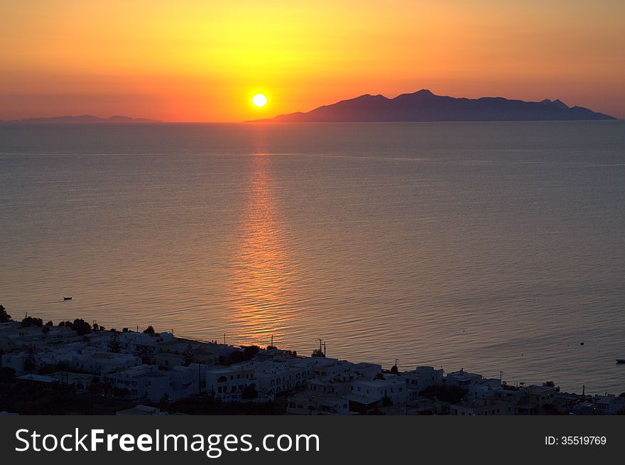 Wonderful Santorini Sunrise