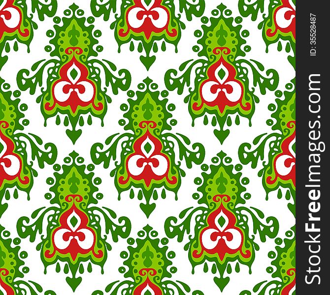 Christmas seamless pattern winter holiday