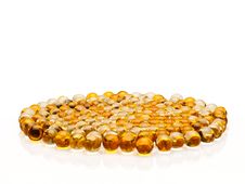 Pills With Cod-liver Oil Royalty Free Stock Images Pills With Cod-liver Oil Royalty Free Stock Images