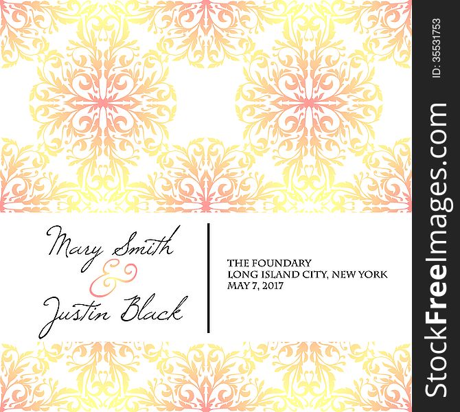 Wedding card