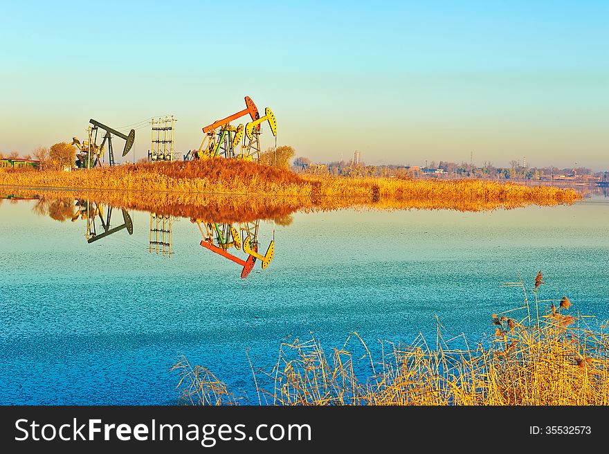 The photo taken in China's heilongjian province daqing city,chenjiadayuan lake.The time is November 4, 2013. The photo taken in China's heilongjian province daqing city,chenjiadayuan lake.The time is November 4, 2013.