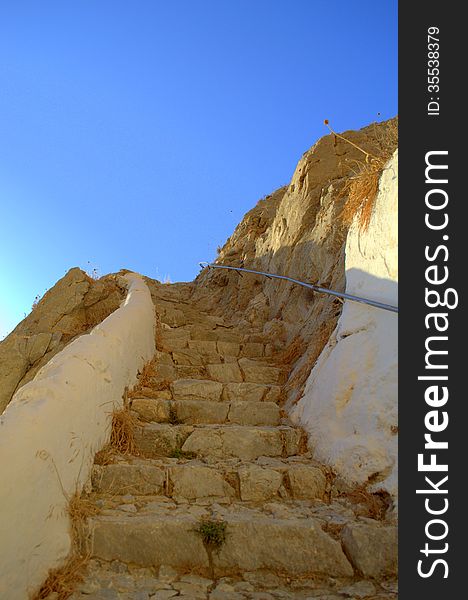 Stairway To Heaven,Santorini,Greece