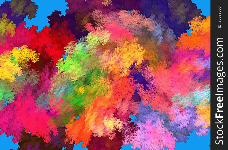 Colorful abstract background. Computer generated graphics.