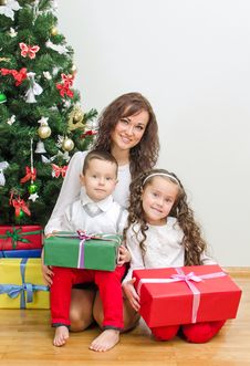 Happy Family. Royalty Free Stock Photography Happy Family. Royalty Free Stock Photography