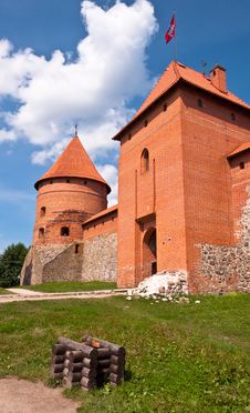 Medieval Trakai Castle Near Vilnius, Lithuania. Stock Photo Medieval Trakai Castle Near Vilnius, Lithuania. Stock Photo