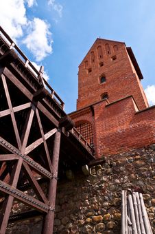 Medieval Trakai Castle Near Vilnius, Lithuania. Stock Photos Medieval Trakai Castle Near Vilnius, Lithuania. Stock Photos
