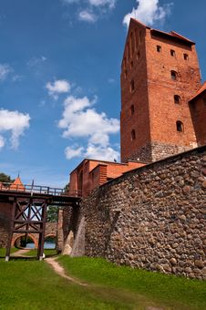 Medieval Trakai Castle Near Vilnius, Lithuania. Stock Image Medieval Trakai Castle Near Vilnius, Lithuania. Stock Image
