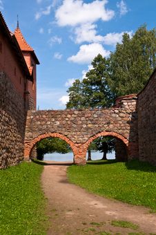 Medieval Trakai Castle Near Vilnius, Lithuania. Royalty Free Stock Photo Medieval Trakai Castle Near Vilnius, Lithuania. Royalty Free Stock Photo