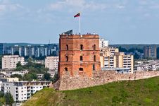 Gediminas Castle Tower Royalty Free Stock Photography Gediminas Castle Tower Royalty Free Stock Photography