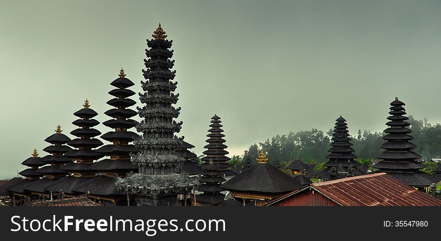 Pura Besakih, the Hindu temple in Bali island, Indonesia. Pura Besakih, the Hindu temple in Bali island, Indonesia.