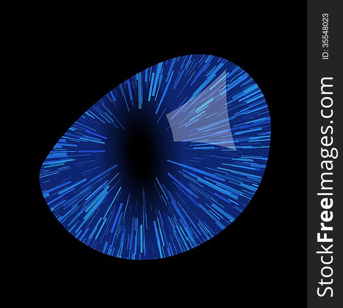 Graphic illustration of Cat's Eye. Graphic illustration of Cat's Eye