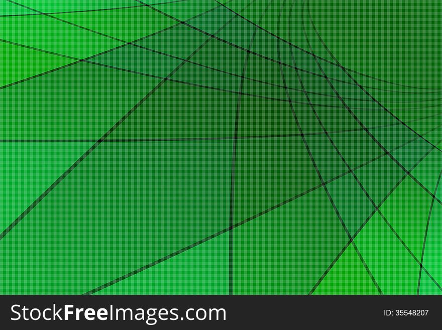 Graphic illustration of Abstract Green