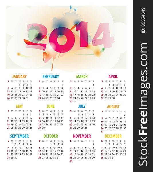 2014 Calendar