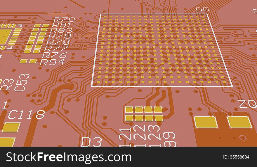 Making PCB is one of the stages of manufacture of the device. Making PCB is one of the stages of manufacture of the device