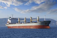 General Cargo Vessel Royalty Free Stock Photo General Cargo Vessel Royalty Free Stock Photo