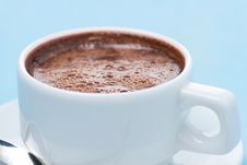 Cup Of Hot Chocolate, Selective Focus, Close-up Royalty Free Stock Photo Cup Of Hot Chocolate, Selective Focus, Close-up Royalty Free Stock Photo
