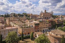 View From The Roman Forum Stock Image View From The Roman Forum Stock Image