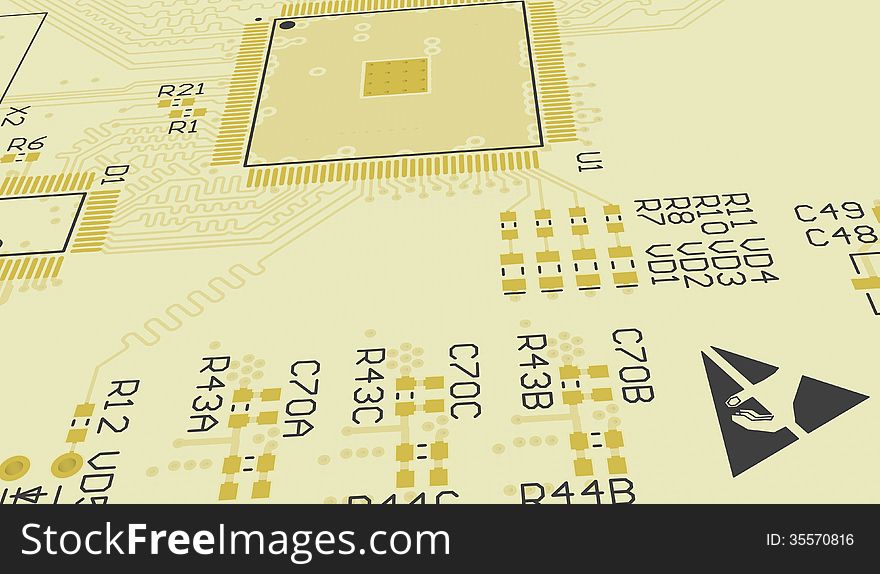 Making PCB is one of the stages of manufacture of the device. Making PCB is one of the stages of manufacture of the device