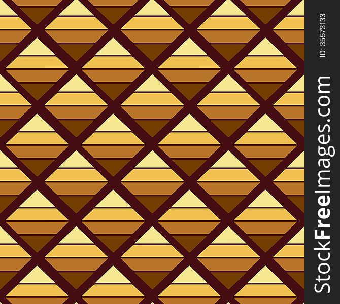 Abstract brown geometric background with triangles. Abstract brown geometric background with triangles