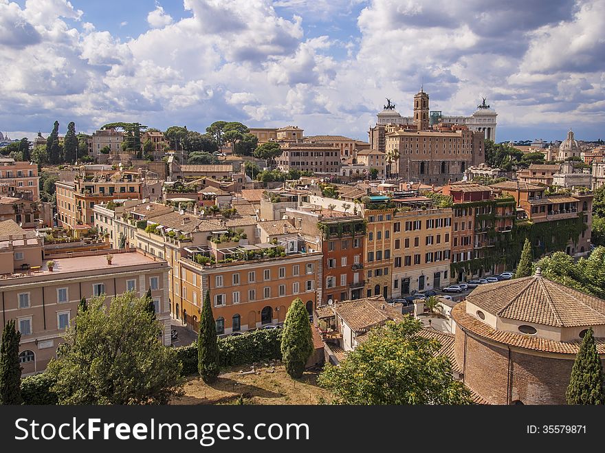 View from the Roman Forum