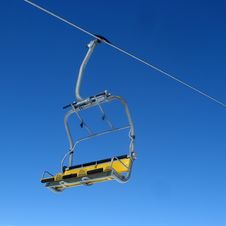 Cableway On The Blue Sky Stock Image Cableway On The Blue Sky Stock Image