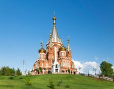 Saint Michael S Cathedral In Izhevsk Royalty Free Stock Photography Saint Michael S Cathedral In Izhevsk Royalty Free Stock Photography