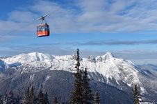 Ski Lift Chairs Stock Image