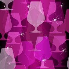 Christmas Purple Seamless Pattern Stock Image Christmas Purple Seamless Pattern Stock Image