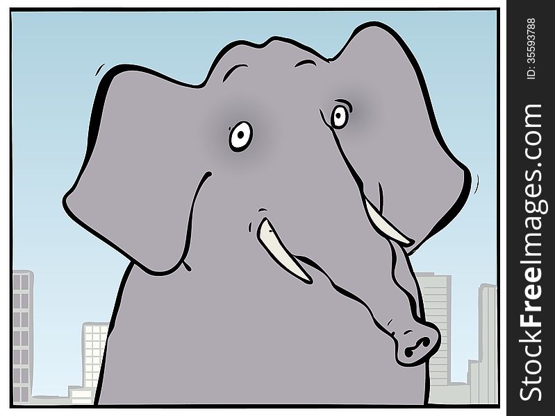 City elephant