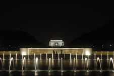 The Lincoln Memorial At Night Stock Photo The Lincoln Memorial At Night Stock Photo