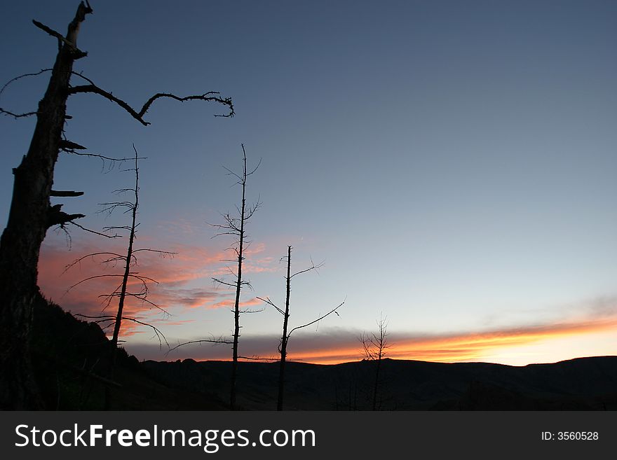 Sunset, Mongolia