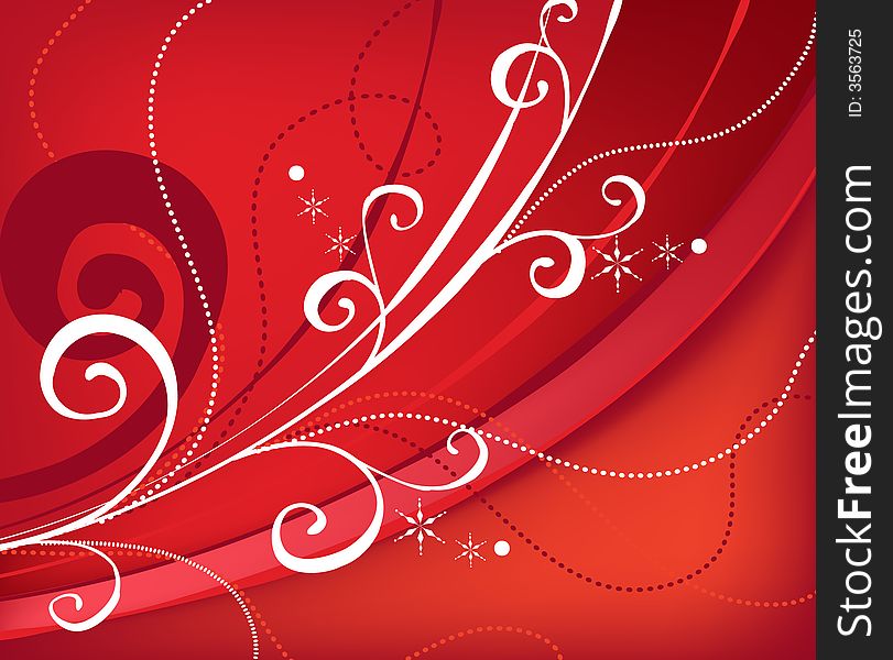 Red and white complex xmas background. Red and white complex xmas background
