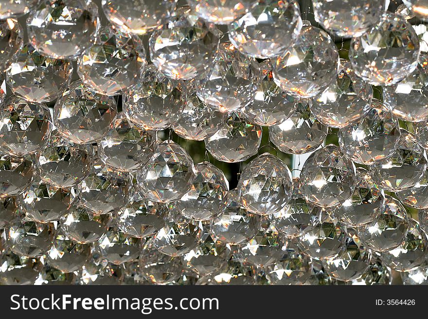 Bunch of diamond style luxury crystal balls. Bunch of diamond style luxury crystal balls