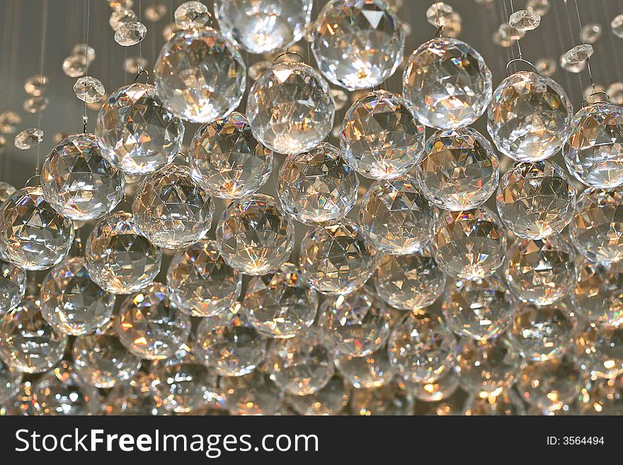 Bunch of diamond style luxury crystal balls. Bunch of diamond style luxury crystal balls