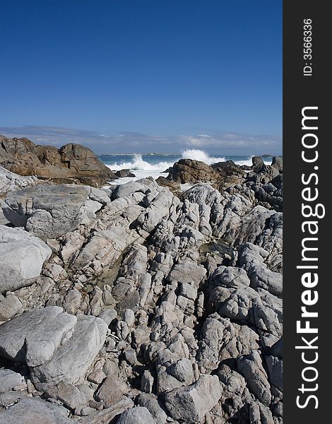 Rocky coastline of the Western Cape